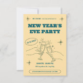 Personalized New Year's Eve Party Invitation 招待状 (正面)