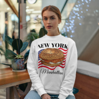 Personalized New York Women's Long Sleeve トライブレンドTシャツ