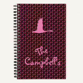 Personalized "Newberg" Pattern Spiral Notebook ノートブック