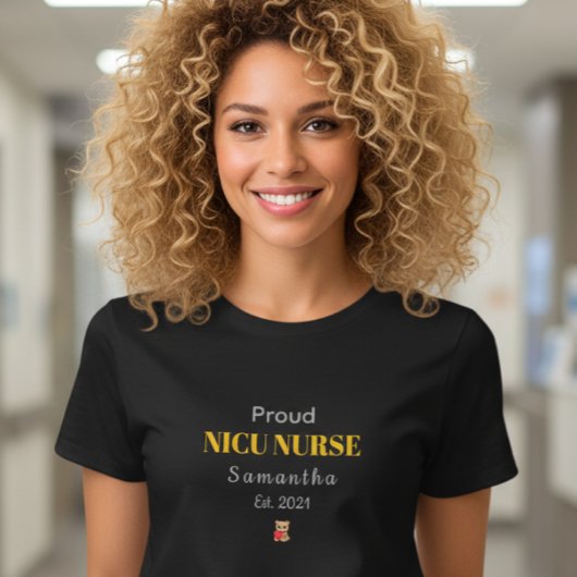 Personalized NICU Nurse T-Shirt Tシャツ