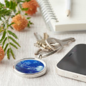 Personalized Night Sky Keychain | Starry Name  キーホルダー (側面)