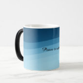 Personalized Night Sky Mug, Custom Name Ocean Wave モーフィングマグカップ (正面左)