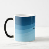 Personalized Night Sky Mug, Custom Name Ocean Wave モーフィングマグカップ (左)