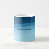 Personalized Night Sky Mug, Custom Name Ocean Wave モーフィングマグカップ (中央)