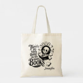 Personalized No Such Thing As Too Many Books トートバッグ (裏面)