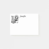 Personalized No Such Thing As Too Many Books ポストイット (正面)