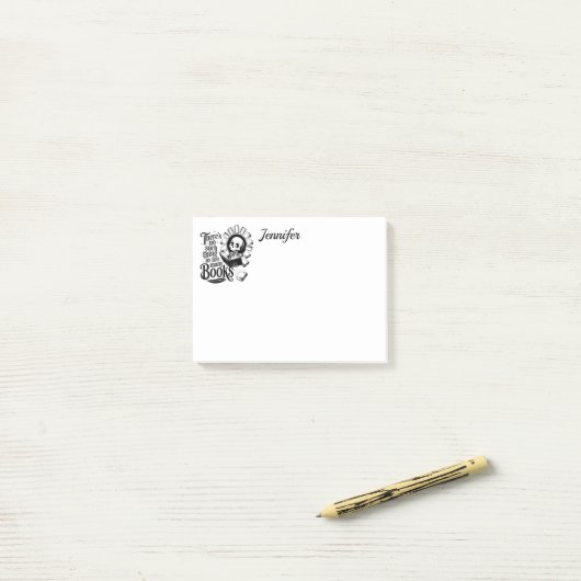 Personalized No Such Thing As Too Many Books ポストイット (デスク上)