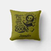 Personalized No Such Thing Too Many Bookworm クッション (正面)