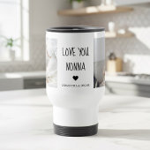 Personalized Nonna Gift | Custom Photo Collage トラベルマグ