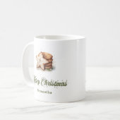 Personalized Nordic Holiday Coffee Mug Gift コーヒーマグカップ (正面左)