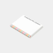 Personalized Note From Your Teacher, thankyou gift ポストイット (アングル)