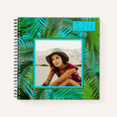 Personalized Notebook Sketch Pad Palm Fronds ノートブック (正面)
