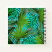 Personalized Notebook Sketch Pad Palm Fronds ノートブック (裏面)