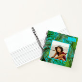 Personalized Notebook Sketch Pad Palm Fronds ノートブック (内部)