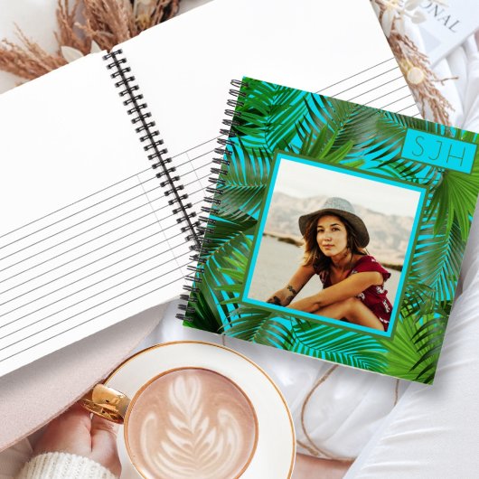 Personalized Notebook Sketch Pad Palm Fronds ノートブック