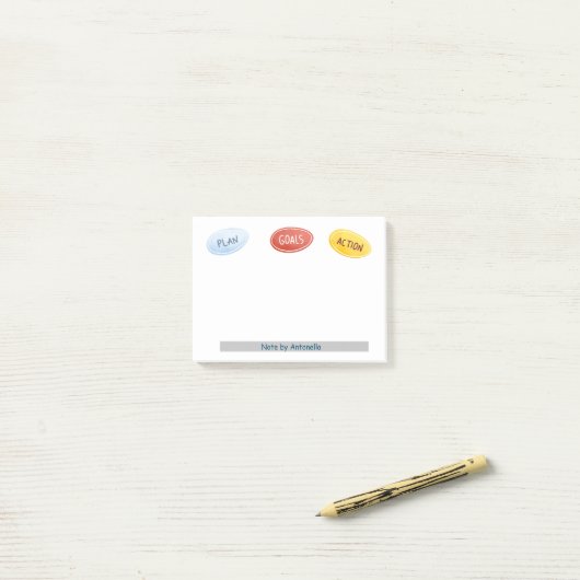  Personalized Notepad Post it ポストイット (デスク上)
