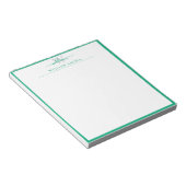 Personalized Notepad with Custom Name and Monogram ノートパッド (アングル)