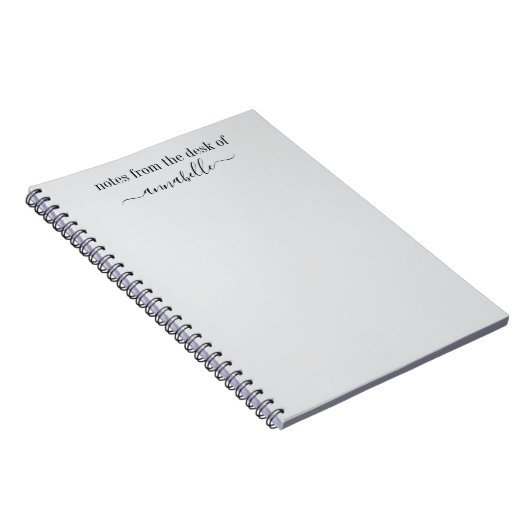 Personalized notes from the desk of ノートブック (右側)