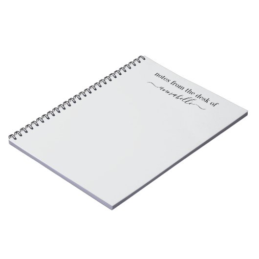 Personalized notes from the desk of ノートブック (左側)