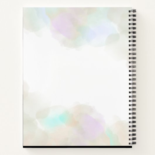 Personalized Notes Office Meeting  ノートブック (裏面)