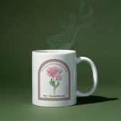Personalized November Birth Month Flower コーヒーマグカップ