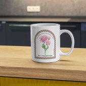 Personalized November Birth Month Flower コーヒーマグカップ