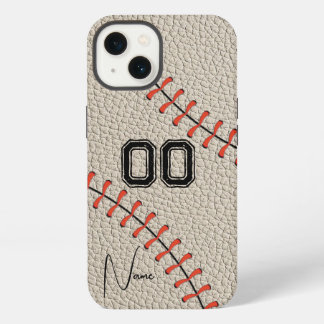 Personalized Number and Name Baseball Custom iPhone 13ケース