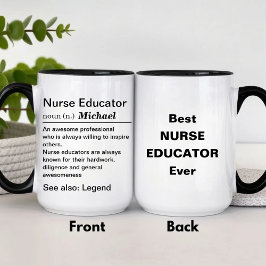 Personalized Nurse Educator Definition マグカップ