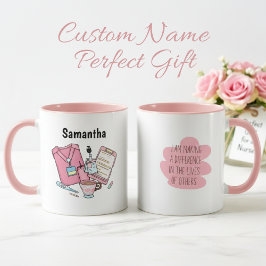 Personalized Nurse Gift Mug Custom Name マグカップ