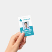 Personalized Nurse ID Badge for Hospital Employees バッジ (Handheld)