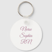 Personalized Nurse Keychain | Custom Nurse Name キーホルダー (裏面)