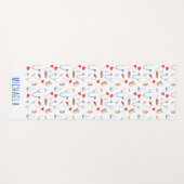 Personalized Nurse Medicine Equipment Pattern ヨガマット (正面(横))