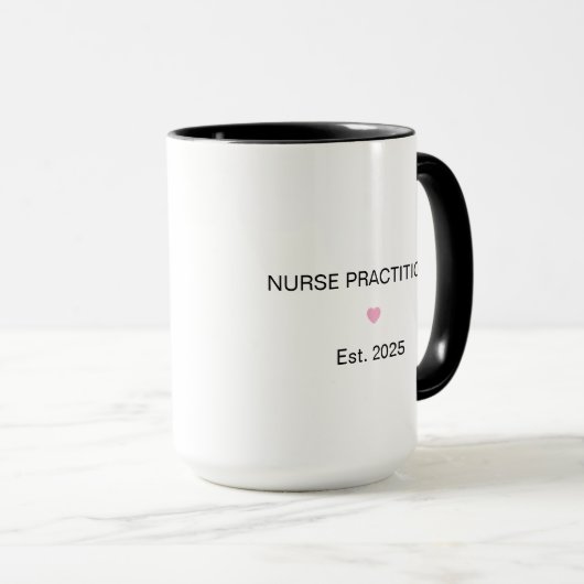 Personalized Nurse Practitioner Mug, Nurse Practit マグカップ (正面右)