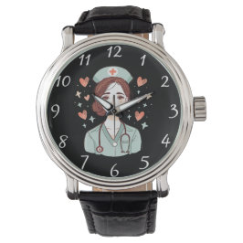 Personalized Nurse Watch | Add Your Photo 腕時計