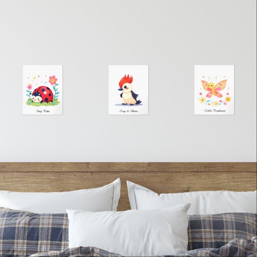 Personalized Nursery Room Decor - Woodland Animals (寝室)