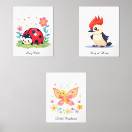 Personalized Nursery Room Decor - Woodland Animals