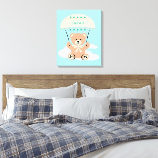 Personalized Nursery wall Art キャンバスプリント (インサイチュ (寝室))