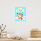 Personalized Nursery wall Art ポスター (キッチン)