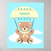 Personalized Nursery wall Art ポスター (正面)