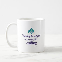 Personalized Nursing is a Calling Modern Gift コーヒーマグカップ