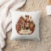 Personalized Nutcracker Christmas Blanket with Nam クッション (ブランケット)