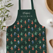 Personalized Nutcracker Cocktail Party Christmas エプロン