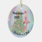 Personalized Nutcracker Ornament - Ballerina Doll セラミックオーナメント (右)