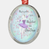 Personalized Nutcracker Ornament - Dew Drop メタルオーナメント (左)