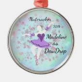 Personalized Nutcracker Ornament - Dew Drop メタルオーナメント (正面)