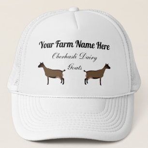 Personalized Oberhasli Dairy Goats キャップ