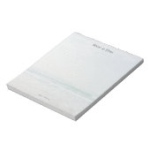 Personalized ocean aesthetic dot Grid ノートパッド (回転)