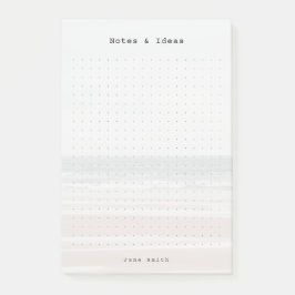 Personalized ocean aesthetic dot Grid ポストイット