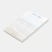 Personalized ocean aesthetic dot Grid ポストイット (アングル)