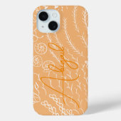 Personalized Ocean Coral Reef Beachy Case-Mate iPhoneケース (裏面)